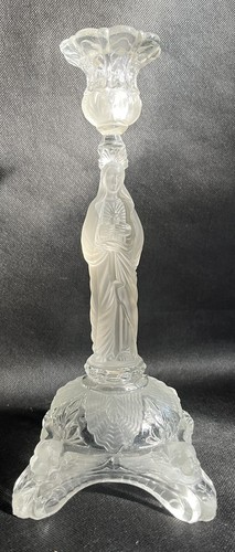 Bougeoir vierge marie cristal - vierge,