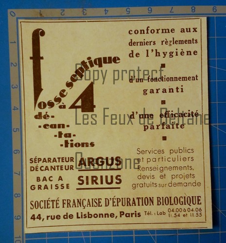 Fosse septique argus - fosse,