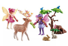 Playmobil Fées Starter Pack Set 71800 Fées et Animaux de la Forêt NEUF SANS B...