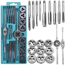 Ensemble de Tarauds et Filières Set dOutils de Taraudage de 20 Pièces, Ensemb...