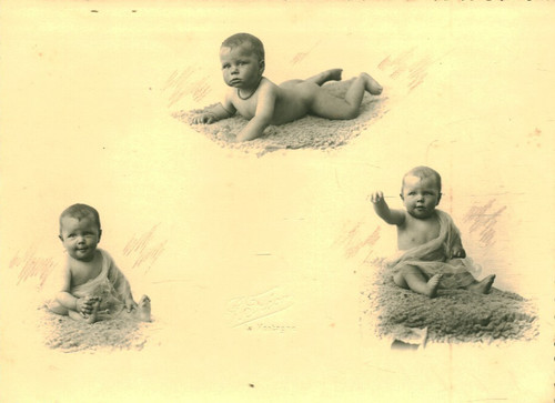 Photo ancienne studio - , portrait
