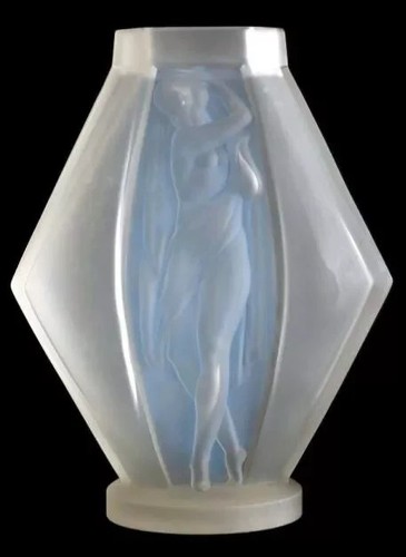 Art deco vase etling france - -,