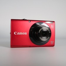 [Mint] Canon PowerShot A3400 IS HD Digital Camera Red 5x 16.0MP, SD Card