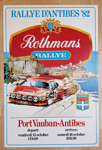 Affiche publicitaire rothmans - publicitaire,