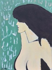 Superbe " Portait de femme en