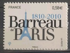 TIMBRE Autoadhésifs N° 508 / 4512 Barreau De Paris Neuf**  2010