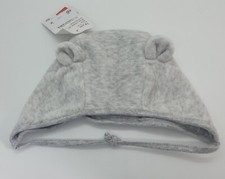 Bonnet Gris Ourson 6/12 Mois