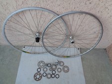 MAVIC MA2 SILVER ARGENT TIRE RIMS campagnolo hubs&quick releasse& cassette