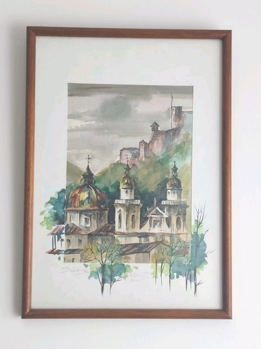 Aquarelle originale signée
