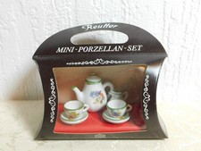 Reutter Miniature Porcelaine Set Maison de Poupée en Carton
