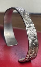 Bracelet Manchette En Argent