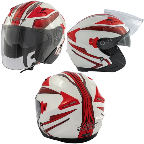 Jet casque moto visière - casque,