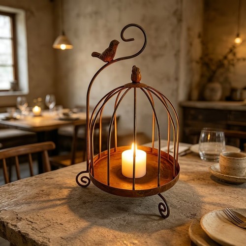 Bougeoir cage oiseaux en - oiseaux,
