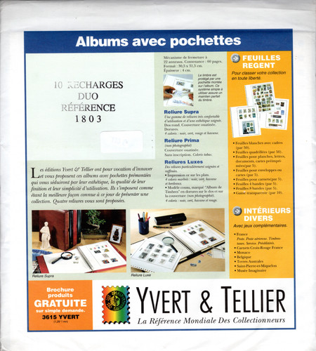 Yvert tellier france supra - yvert,