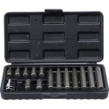 COFFRET de 14 EMBOUTS 6 PANS ALLEN BTR COURTS ET LONGS CARRE ADAPTATEUR 1/2