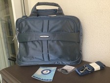 Sacoche Vintage – Bleu ciel - Voyage – Pc - Vêtements - Air France – Neuf