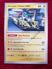 Carte Card Dédicacée IRON LYNX PROTON N°9 LMP2 24H 2025 24 Heures LE MANS