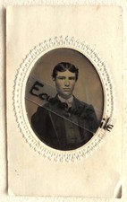 FERROTYPE photo jeune homme