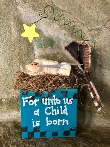 Handmade christmas nativity - handmade,