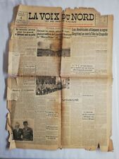 N3 Ancien journal La Voix du Nord N 90 mercredi 4 oct 1944  Américains attaquent