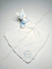 Doudou Plat/Mouchoir Regliss Âne Bleu Clair Blanc Premier Câlin Les Amis - Kaloo