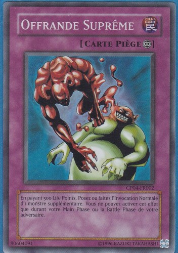 Offrande suprême - yu-gi-oh!,