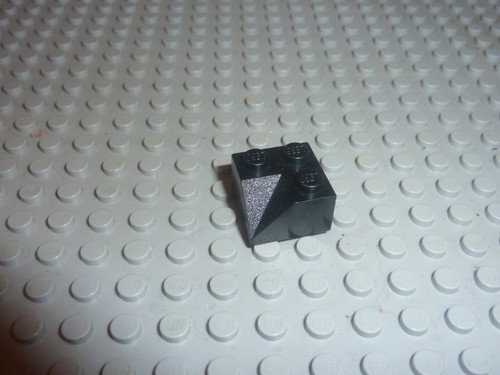 Lego black slope brick ref - slope,