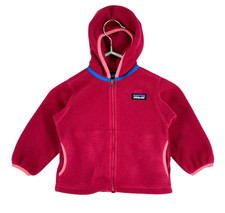 Patagonia Fille Synchilla Zip Sweat À Capuche En Polaire Taille 12-18 Mois