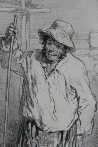 Gavarni lithographie originale - gavarni,