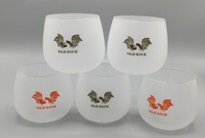 🍀5 Verres à rhum Old Nick, 18/20 cl, hauteur 7 cm