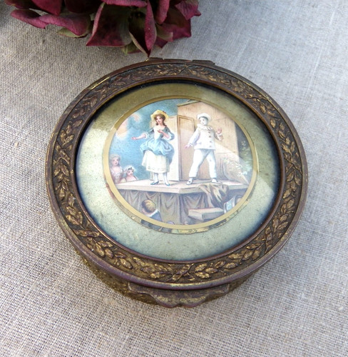 Boîte bijoux laiton - boÎte, À