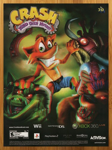 2009 crash bandicoot mind - crash,