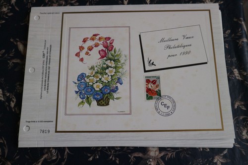 Feuillet cef 1990 premier - feuillet,