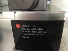 Leica D Lux 4 Titanium Neuf + Grip + Étui + Protection Avant Cuir .