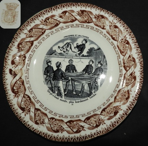 Gien xixème assiette - -,