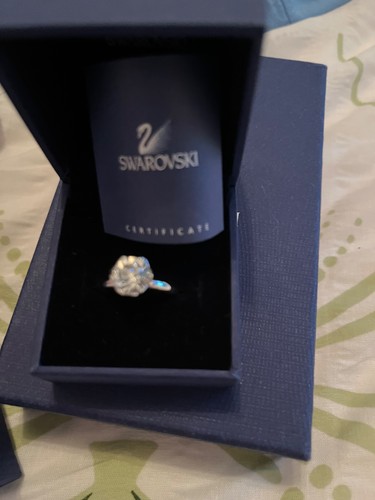 Bague solitaire swarovski - bague,