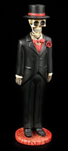 Figurine squelette marié - figurine,