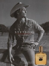 Publicité papier Parfum. Perfume ad. COTY Inc. Stetson 2004