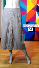 Crea Concept Taille 42 Superbe jupe doublée beige  crème femme coton mélangé