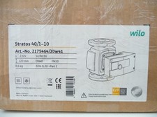 Pompe à chaleur Wilo Stratos 40 / 1 - 10 230 volts 2175464 circulateur 220...