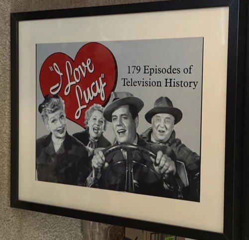 Love lucy framed and matted - i,