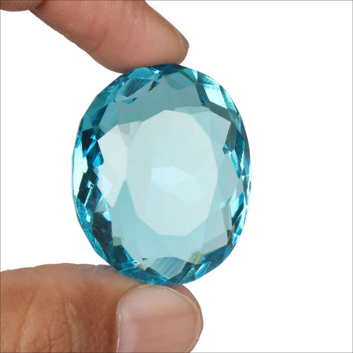 Aaa grande topaze bleue - grande,