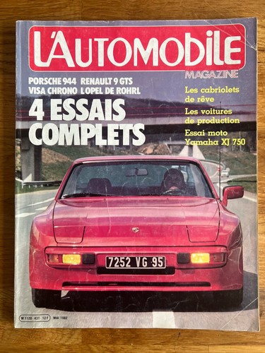 Automobile 431 mai 1982 - l’automobile,