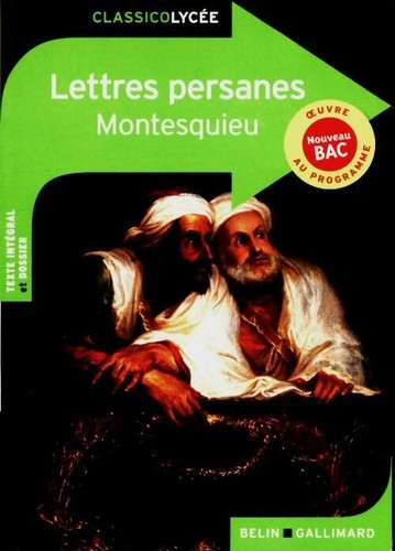 Lettres persanes montesquieu - persanes,