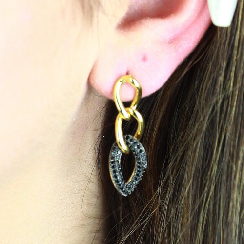 Boucles oreilles zirconia - d’oreilles,