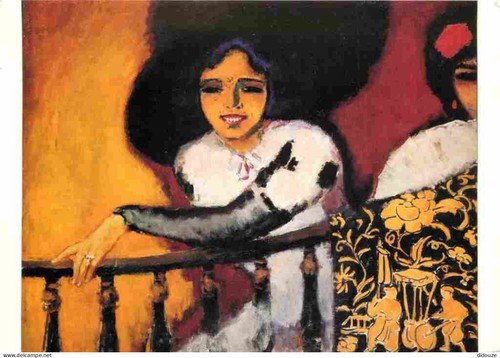Carte postale art - -, peinture