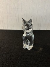 Chat en cristal Daum modèle 3
