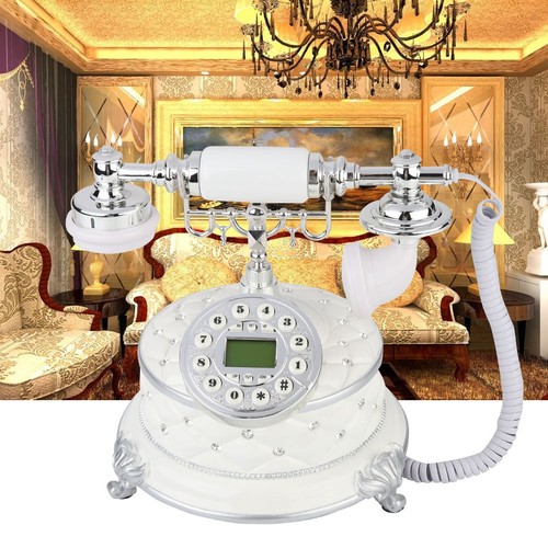 Téléphone fixe rétro - téléphone,