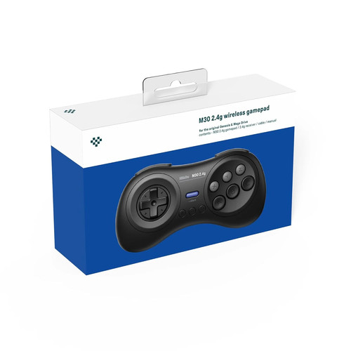 8bitdo manette m30 noire - manette, 2.4g