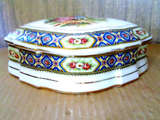 BONBONNIERE porcelaine Porcelain LIMOGES UNIQUE Touze Lemaitre & Blancher c1925